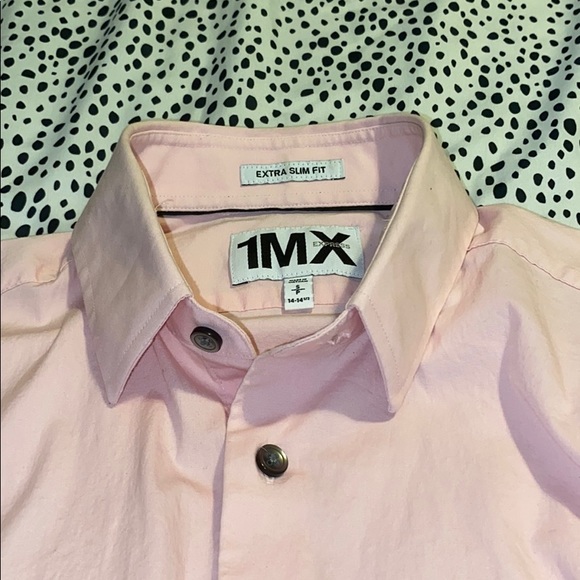 Express 1MX light pink dress shirt - Picture 3 of 4